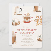 Kerstfeestdagen en koekjes kaart (Voorkant)