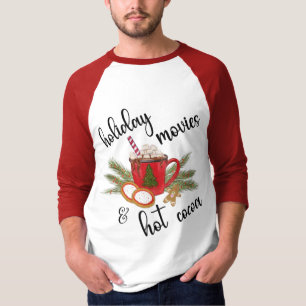 Kerstfeestdagen en warme cacao t-shirt