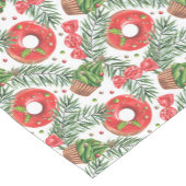 kerstFeestdagen Festive Donut Cupcake Baking Korte Tafelloper (Hoek)