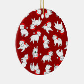 kerstfeestdagen keramisch ornament (Rechts)