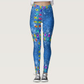Kerstfeestdagen Leggings (Voorkant)