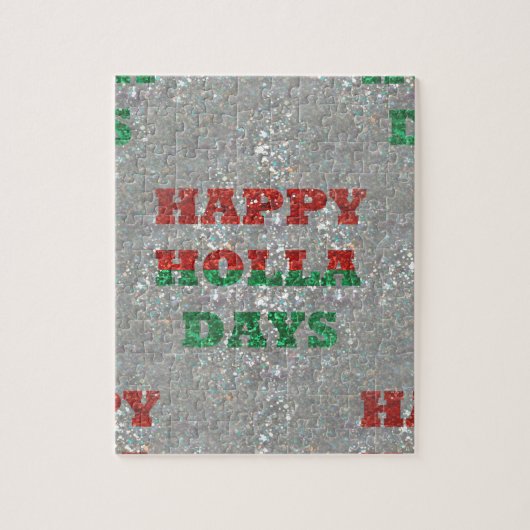 kerstfeestdagen legpuzzel (Verticaal)