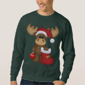 kerstfeestdagen, mannen sweatshirt (Voorkant)