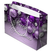 Kerstfeestdagen - Ornamenten Large Cadeauzakje (Achterkant Gekanteld)