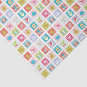 KerstFeestdagen Pastemantsplaat Tissuepapier (Detail)