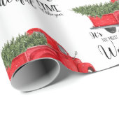 Kerstfeestdagen rond de rode kerstavond cadeaupapier (Rol Hoek)