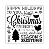 kerstfeestdagen Rubber Kunststempel Rubberstempel (Afrduk)