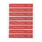 kerstfeestdagen - Snowflakes - Aangepaste feestdag (Vel)