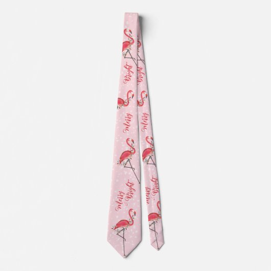 Kerstfeestdagen, String Lights Merry en Bright Stropdas (Voorkant)