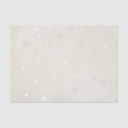 Kerstfeestdagen, weefselsneeuwvlokken tissuepapier (Voorkant)