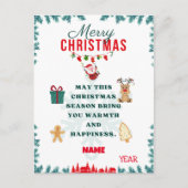 KERSTFEESTELIJKE KAART (Voorkant)