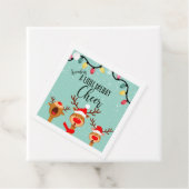 kerstfeestelijke kerkkerstmis bedankjes labels (In situ)