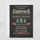 kerstfeestelijke uitnodiging (Voorkant)