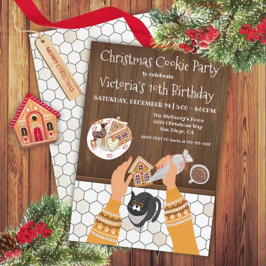 kerstfeestfeest maken kaart