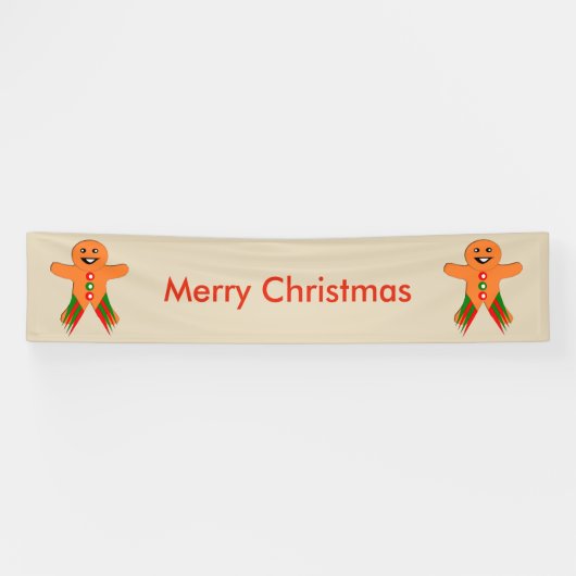 kerstfeestfeest Man Banner (Horizontaal)