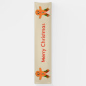 kerstfeestfeest Man Banner (Verticaal)