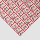 kerstfeestfeest tissuepapier (Detail)