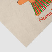 kerstfeestfeestvrouw tissuepapier (Detail)