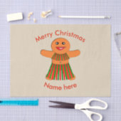 kerstfeestfeestvrouw tissuepapier (Craft)