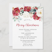 kerstfeestfoto van de schoonheidsjongen kaart (Achterkant)