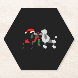 Kerstfeestjes kerstfeestdagen kartonnen onderzetters