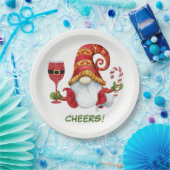 kerstfeestjes papieren bordje (Feest)