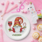 kerstfeestjes papieren bordje (Feest)