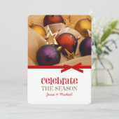 kerstfeestkaarten feestdagenkaart (Staand voorkant)