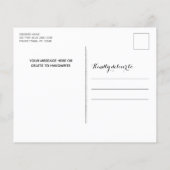 Kerstfeestkaarten van de afdeling Begrotingspoliti (Achterkant)