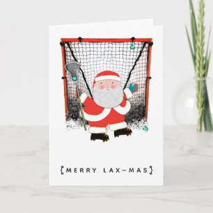 kerstfeestkaarten voor Lacrosse Feestdagen Kaart