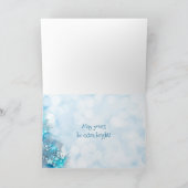 kerstfeestkersen met reservekerst feestdagen kaart (Binnen)