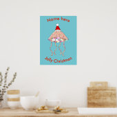 Kerstfeestkwal - aangepast Poster (Keuken)