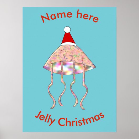 Kerstfeestkwal - aangepast Poster (Voorkant)