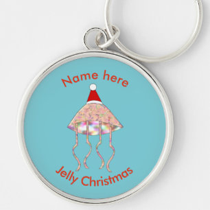 Kerstfeestkwal Aangepaste Sleutelhanger