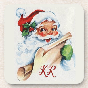 kerstfeestlijst, met kerstfeestdagen bier onderzetter