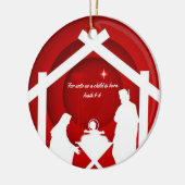 kerstfeestmaal Ornament Bijbelbijbel (Links)