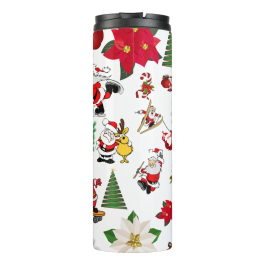 kerstfeestmaal thermosbeker (Achterkant)