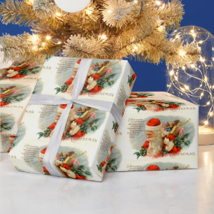 kerstfeestnamerij met kerstfeestdag cadeaupapier