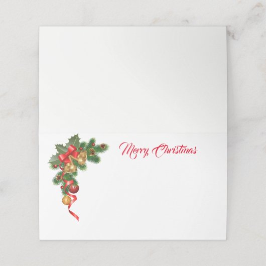 kerstfeestnummer (Buitenkant ongevouwen)