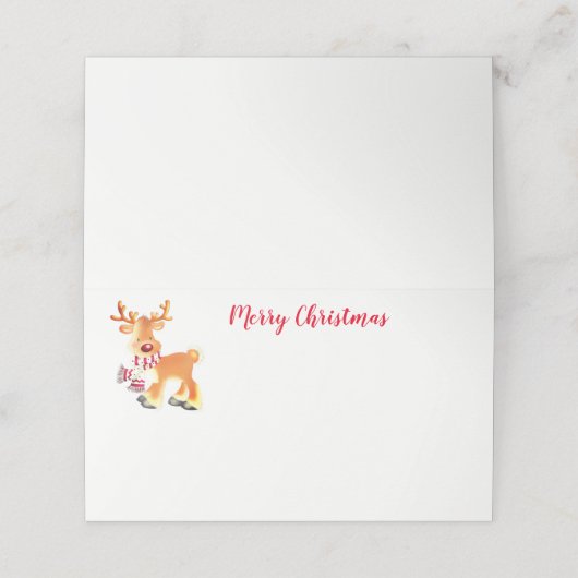 kerstfeestnummer (Buitenkant ongevouwen)