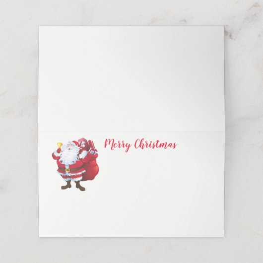 kerstfeestnummer (Buitenkant ongevouwen)