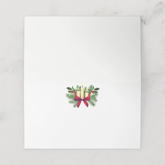 kerstfeestnummer (Buitenkant ongevouwen)