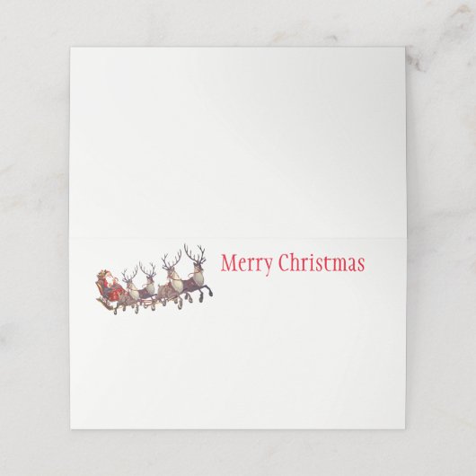 kerstfeestnummer (Buitenkant ongevouwen)