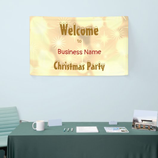 kerstfeestontwerp spandoek (Beurs)