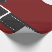 kerstfeestontwerp voor kerstcadeautjes cadeaupapier (Hoek)