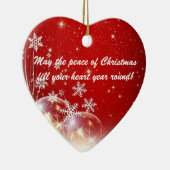 kerstfeestornament keramisch ornament (Rechts)