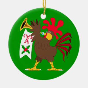 kerstfeestrooster keramisch ornament