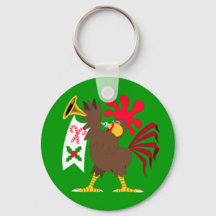 kerstfeestrooster sleutelhanger