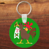 kerstfeestrooster sleutelhanger (Voorkant)