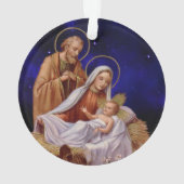 kerstfeestscène Acrylversiering Ornament (achterkant)